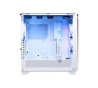 MSI MPG GUNGNIR 300R AIRFLOW WHITE - Case Mid-Tower, Supporto E-ATX, 4 Ventole ARGB da 120mm con Hub, Montaggio GPU Verticale con Stand, Filtri Antipolvere, Gestione Cavi, USB Type-C 20Gbps