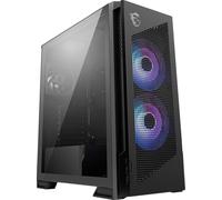 MSI MPG Velox 300R Airflow PZ - Case Mid-Tower Gaming PC - Pannello laterale in vetro temperato - 3 ventole ARGB da 120 mm - Supporto per raffreddamento a liquido radiatore fino a 360 mm - Pannello in