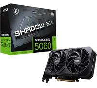 MSI GeForce RTX 5060 8G SHADOW 2X OC Scheda Video - Core 3840, Memoria 8GB GDDR7, Risoluzione massima (7680 x 4320), Connettori di alimentazione 8-pin x1, Velocità Memory Clock (MHz) 28 Gbps
