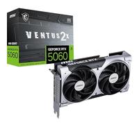MSI NVIDIA GeForce RTX 5060 8G Ventus 2X OC Scheda Grafica | GDDR7 128 bit, Boost fino a 2535 MHz, PCIe Gen 5, DLSS 4, 3x DP 2.1, 1x HDMI 2.1, compatibile con case SFF