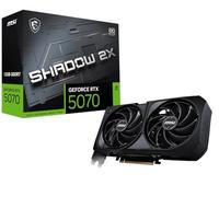 msi NVIDIA GeForce RTX 5070 12G Shadow 2X OC Carte Graphique - 12 Go GDDR7 (28 GB/s /192 Bits), PCIe 5.0 - Double Ventilateur (2X Ventilateurs TORX 5.0), HDMI 2.1b, DisplayPort 2.1b, SFF Ready