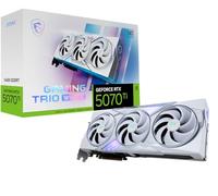 MSI NVIDIA GeForce RTX 5070 Ti 16G GAMING TRIO OC WHITE Carte Graphique - 16 Go GDDR7 (28 GB/s, 256-bit), PCIe 5.0 - TRI FROZR 4 (3 x Ventilateurs STORMFORCE) - RGB - HDMI 2.1b, DisplayPort 2.1b