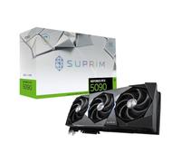 MSI NVIDIA GeForce RTX 5090 32G SUPRIM SOC GDDR7 512bit, scheda video con frequenza di boost fino a 2580 MHz, PCIe Gen 5, DLSS 4, 3 porte DP 2.1, 1 porta HDMI 2.1, formato ATX