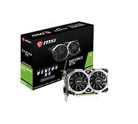 MSI - Scheda grafica Nvidia GeForce GTX 1650 Ventus XS 4G OC 4 GB GDDR5, 1740 MHz, DisplayPort, HDMI, DVI-D, sistema di raffreddamento a doppia ventola