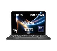 MSI Prestige 14 AI+ D3MG-006ES Notebook 35,6 cm (14"), FHD+ (1920 x 1200) (Intel Core Ultra 7 355, RAM 32 GB, SSD 1 TB, Windows 11 Home) Platinum Gray - Tastiera spagnola QWERTY