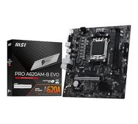 MSI PRO A620AM-B EVO - Scheda madre Micro-ATX, supporta processori AMD Ryzen 9000/8000/7000, AM5 - DDR5 Memory Boost (6800+ MT/s OC), 1 x PCIe 4.0 x16, 1 x M.2 Gen4