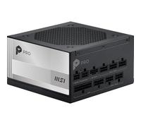 MSI Pro A850PL PCIE5 Alimentazione, 850W, 80 Plus Platinum, ATX 3.1, Supporto GPU PCIe 5.1, Connettore nativo 12V-2x6 Bicolore, ATX, cavi a guaina goffrata