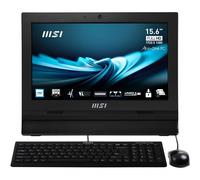MSI Pro AP162T ADL-005IT All-in-One PC Intel® N N100 39,6 cm (15.6") 1920 x 1080 Pixel Touch screen PC All-in-one 4 GB DDR4-SDRAM 128 GB SSD Windows 11 Pro Wi-Fi 6 (802.11ax) Nero