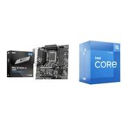 MSI PRO B760M-A WiFi Scheda Madre + Intel S1700 CORE i5 12400 BOX 6x2,5 65W GEN12, Black