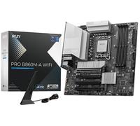 MSI PRO B860M-A WIFI MSI Scheda Madre, mATX - Supporta i processori Intel Core Ultra (Serie 2), LGA 1851-12 DRPS, DDR5 Memory Boost (8600+ MT/s OC), PCIe 5.0 x16 e 4.0 x16, M.2 Gen5, Wi-Fi 7, 5G LAN