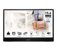 MSI Pro MP161 E2 Monitor portatile Nero 39,6 cm (15.6") LED 1920 x 1080 Pixel