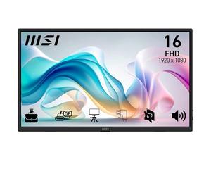 Msi Pro Mp165 E6 15.6inch Ips Fhd 60hz 4ms Hdmi 2xusb Type C 2x1w Speaker - Hdmi - 2xusb Type C (dp) (9s6-3pe50M-001)