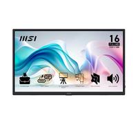 MSI Monitor Portatile Pro MP165 E6 15,6" FHD IPS 60Hz 4ms HDMI 2.0b USB-C PD 15W VESA Nero