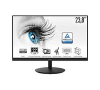 MSI PRO MP242DE - Monitor LED da ufficio da 60 cm (23,8 pollici), Full-HD, 60 Hz, tecnologia del pannello IPS, design senza cornice, HDMI, nero