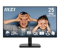 MSI PRO MP251LDE E2 - Monitor per ufficio FHD da 24", pannello IPS 1920 x 1080, senza cornice a 4 lati, 120 Hz, per gli occhi, inclinazione, HDMI 1.4b, D-sub