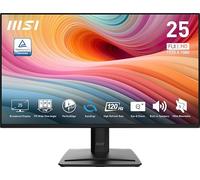 MSI PRO MP252 E2 62,2 cm IPS 1920 x 1080 (FHD) Gaming Office Monitor, 120 Hz, Adaptive Synch, HDR Ready, HDMI, VGA Port, Display Port, VESA montabile, inclinabile, altoparlante, apertura sottile a 4