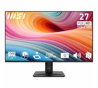 MSI PRO MP275 E2 Monitor 27" FHD - Pannello IPS 1920 x 1080, 120 Hz, schermo a protezione degli occhi, altoparlanti integrati, regolabile in inclinazione - Connessioni HDMI 2.0, DP (1.2a), D-Sub (VGA)