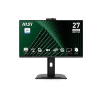 MSI Pro MP275QPDGDE 68,6 cm (27") QHD IPS Office Monitor 16:9 HDMI/DP/LAN/USB-C PD98W 100Hz 4ms Sync Webcam