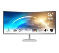 MSI Pro MP341CQWDE 86,4cm (34") UWQHD VA Office Monitor Curved 21:9 HDMI/DP 100Hz [Energieklasse G] (9S6-3PB2CT-038)