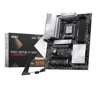 MSI PRO X870E-P - Scheda madre WiFi, ATX, supporta processori AMD Ryzen 9000/8000/7000, AM5-60A SPS VRM, DDR5 Memory Boost (8200+ MT/s OC), PCIe 5.0 x16 e 4.0 x16, M.2 Gen5, Wi-Fi 7, 5G LAN