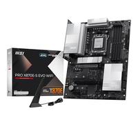 MSI Pro X870E-S Evo Scheda madre WiFi ATX - Supporta processori AMD Ryzen 9000/8000/7000, AM5-60A SPS VRM, DDR5 Memory Boost (fino a 8200+ MT/s OC), PCIe 5.0 x16, M.2 Gen5, Wi-FI 7, 5G LAN