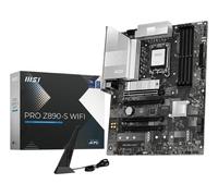 MSI Scheda madre PRO Z890-S WiFi ProSeries (supporta processori Intel Core Ultra Series 2, LGA 1851, DDR5, PCIe 5.0, M.2, SATA, 2.5Gbps LAN, USB Type-C, Wi-Fi 7, Bluetooth 5.4, Thunderbolt 4, ATX)