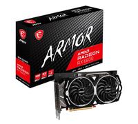 MSI Radeon RX 6600 ARMOR 8G, Scheda Video 8GB GDDR6, 128 bit, AMD RDNA™ 2, TORX FAN 2.0, Cores 1792 Units, PCI Express® 4.0 x8, DisplayPort x 3 (v1.4), Zero Frozr
