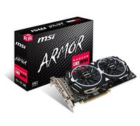MSI Scheda grafica RADEON RX 580 ARMOR 8G OC 8GB GDDR5, 1366Hz, AMD Polaris 20 XTX GPU, 2x DisplayPort, 2x HDMI, DVI-D, Dual Fan Cooling System'