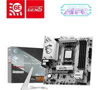 MSI Scheda Madre AMD B850 Socket AM5 micro ATX DDR5 fino a 8200 MHz 256 GB 4 DIMM PCIe 5.0 x16 + x4 3 M.2 (5.0/5.0/4.0) 4 SATA III Wi-Fi 2,5 GbE LAN US...