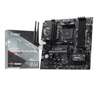 MSI Scheda madre B550M Gaming Plus WIFI6E, mATX-Supporta AMD Ryzen serie 5000, serie G 5000 serie G 4000 e processori serie 3000, AM4-DDR4 Memory Boost 4400+MHz/OC, PCIe 4.0 x16, M.2 Gen4, 1G LAN