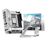 MSI Scheda madre MPG Z890I Edge TI WiFi, Mini-ITX, supporta processori Intel Core Ultra (serie 2), LGA 1851-110A SPS VRM, DDR5 Memory Boost (8600+ MT/s OC), PCIe 5.0 x16, M.2 Gen5, Wi-Fi 7, LAN 5G