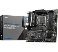 MSI Scheda madre PRO B660M-A WiFi DDR4 (mATX, Intel Core di 12a generazione, socket LGA 1700, DDR4, PCIe 4, 2.5G LAN, slot M.2, Wi-Fi 6)