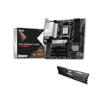MSI Scheda madre PRO B850M-P WiFi, ATX, supporta processori AMD Ryzen 9000-7000, AM5-DDR5 Memory Boost (8200+ MT/s OC), PCIe 5.0 x16 e 4.0x16, M.2 Gen5, Wi-Fi 7,5G LAN + RAM DDR5 ad alta velocità da