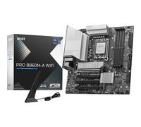 MSI Scheda madre PRO B860M-A WiFi, mATX, supporta processori Intel Core Ultra (serie 2), LGA 1851-12 DRPS, DDR5 Memory Boost (8600+ MT/s OC), PCIe 5.0 x16 e 4.0 x16, M.2 Gen5, Wi-Fi 7, 5G LAN