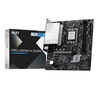 MSI Scheda madre PRO H610M-A DDR4 (Intel Core di 12a/13a/14a generazione, socket LGA 1700, DDR4, PCIe 4, SATA 6Gb/s, LAN 1Gb/s, slot M.2, USB 3.2, mATX)
