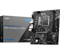 MSI Scheda madre PRO H610M-G DDR4 V1 (Intel Core di 12a/13a/14a generazione, socket LGA 1700, DDR4, PCIe 4, SATA 6Gb/s, 1Gbps LAN, slot M.2, USB 3.2, mATX)