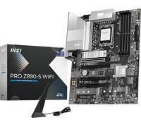 MSI Scheda madre PRO Z890-S WiFi ProSeries (supporta processori Intel Core Ultra Series 2, LGA 1851, DDR5, PCIe 5.0, M.2, SATA, 2.5Gbps LAN, USB Type-C, Wi-Fi 7, Bluetooth 5.4, Thunderbolt 4, ATX)