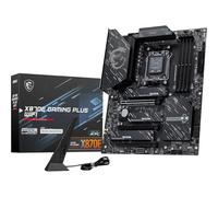 MSI Scheda madre X870E GAMING PLUS WIFI, ATX - Supporta processori AMD Ryzen 9000/8000/7000, AM5-60A SPS VRM, DDR5 Memory Boost 8200+ MT/s (OC), PCIe 5.0 x16 e 4.0 x4, M.2 Gen5, Wi-Fi 7, 5G LAN