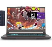 msi Sottile 15,6 pollici FHD Intel Core i5-13420H Gaming Laptop, NVIDIA GeForce RTX 4060 8GB Grafico, 16GB RAM 512GB SSD, 256gb 9H Docking Station, Tastiera retroilluminata, Bluetooth, Wi-Fi 6E