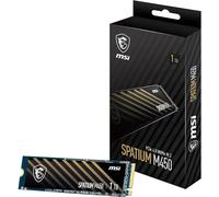 MSI SSD SPATIUM M450 PCIe 4.0 NVMe M.2 1TB Read/Write 3600/3000 Mbps