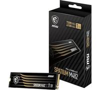 MSI SPATIUM M482 SSD 1TB - Unità SSD interna PCIe 4.0 NVMe M.2, 7200 MB/s in lettura e 6100 MB/s in scrittura, 3D NAND, sicurezza dei dati integrata, Center - (600 TBW)