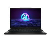 MSI Stealth 18 AI Studio A1VIG-056FR Intel Core Ultra 9 185H Computer portatile 457 cm (18 ) UHD 64 GB DDR5-SDRAM 2 TB SSD NVIDIA GeForce RTX 4090 Wi-Fi 7 (802.11be) Windows 11 Pro Nero - Nouvo