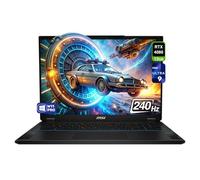 MSI Stealth 18 AI Studio Gaming Laptop, Intel Ultra 9-185H, 32GB DDR5 RAM, 2 TB PCle SSD, 18" QHD+ (2560x1600) 240Hz, Nvidia G-Force RTX 4080, tastiera retroilluminata, W11 Pro