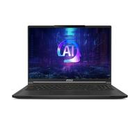 MSI Stealth A16 AI+A3XWHG NVIDIA GeForce AMD Ryzen AI 9 HX 370 Computer portatile 40,6 cm (16 ) Quad HD+ 32 GB LPDDR5x-SDRAM 2 TB SSD NVIDIA GeForce RTX 5070 Ti Wi-Fi 7 (802.11be) Windows 11 Home Nero