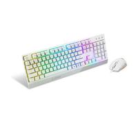 MSI - Tastiera e Mouse Gaming USB Meccanica Vigor GK30 Retroilluminata Colore Bianco (Layout Italiano)