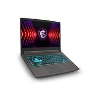 MSI Thin 15 B13UCX-2008IT, Notebook Gaming, 15.6" FHD 144Hz, i7-13620H, Nvidia RTX 2050 GDDR6 4GB, SSD PCIe4 512GB, RAM DDR4 16GB 3200MHz, WiFi 6E, Win 11 Home [Layout e Garanzia ITA] Gray