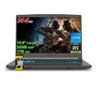 MSI Thin 15 Gaming Laptop 15.6" FHD IPS 144Hz Intel 8-core i5-12450H (Beats i7-11800H) 32GB RAM 1TB SSD GeForce RTX 3050 retroilluminato USB-C Win11 w/ICP Accessorio