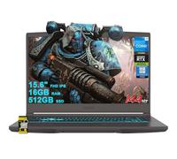 MSI Thin 15 Gaming Laptop 15.6" FHD IPS 144Hz Intel Octa-core i5-13420H (Beats i7-11800H) 16GB RAM 512GB SSD GeForce RTX 4050 Retroilluminato USB-C Win11Pro w/ICP Hub