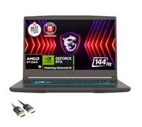 MSI Thin A15 AI 15.6” 144Hz FHD Gaming Laptop, AMD Ryzen 9-8945HS, NVIDIA Geforce RTX 4060, 32GB DDR5 RAM, 1TB NVMe SSD, WiFi 6E, Cooler Boost, Backlit Keyboard, PDG HDMI Cable, US Version KB, Win 11