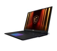 MSI Titan 18 HX AI A2XWIG-605FR Intel Core Ultra 9 285HX Laptop 45,7 cm (18 ) UHD+ 64 GB DDR5-SDRAM 6 TB SSD NVIDIA GeForce RTX 5080 Wi-Fi 7 (802.11be) Windows 11 Pro Nero francese - Nouvo